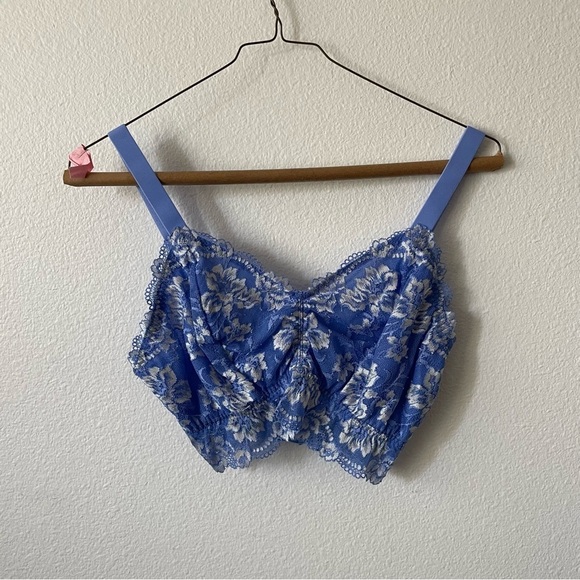 Savona Curvy Longline Bralette Cielo/Canvas - Picture 2 of 7
